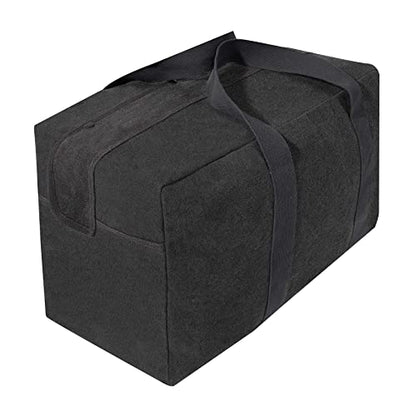 Rothco Canvas Parachute Cargo Bag | Built From Rugged Canvas, This Spacious Cargo Bag Hauls Gear With Ease—Durable, Reliable, And Ready - color: Charcoal Grey