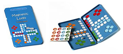 Magnetic Travel Ludo Game - Car Games , Airplane Games and Quiet Games - color: Ludo