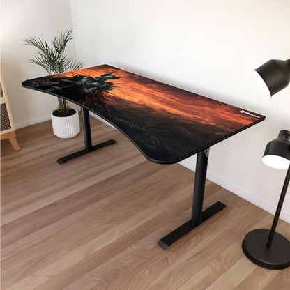 Arozzi Arena Gaming Desk Pad D016 | Full Desk Mouse Pad, Washable Desk Mat, Anti-Slip Rubber Base, Water-Resistant Surface - color: D016