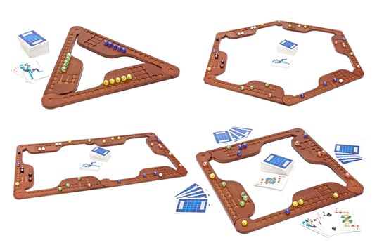 Stramash - The Scottish Board Game - Original Version - 2-6 Players - Ages 8+ - Wooden Game Board - Perfect for the Family - A Game of Strategy & Guile