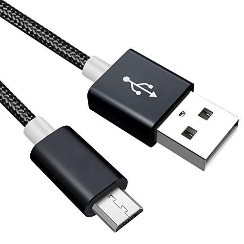 Replacement PS4 Controller Charging Cable Sync Cord, Play and Charger Cable Compatible for PS 4/ DualShock 4/ PS4 Slim/ PS4 Pro/Xbox One/One S/Xbox One Elite/Xbox One X Controllers (3.3ft)(BLACK)