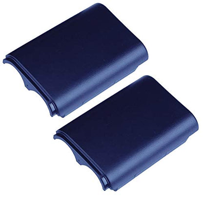 2X Black Battery Cover for Microsoft Xbox 360 Wireless Controller