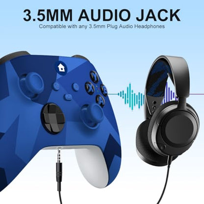 Xbox One Controller,Xbox Controller Wireless for Xbox One, Xbox Series X/S | Wireless Controller with 3.5mm Audio Jack,with 2.4GHz Wireless Adapter,Camo Blue - color: Blue