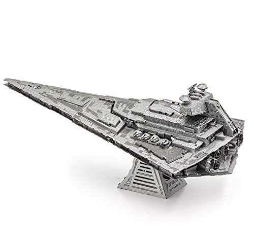Metal Earth Puzzle 3D Destroyer Imperial Star Wars Metal Jigsaw Puzzles Buildable Model Kits for Adults Challenging Level 6.7 X 9.73 X 7.39 Inches