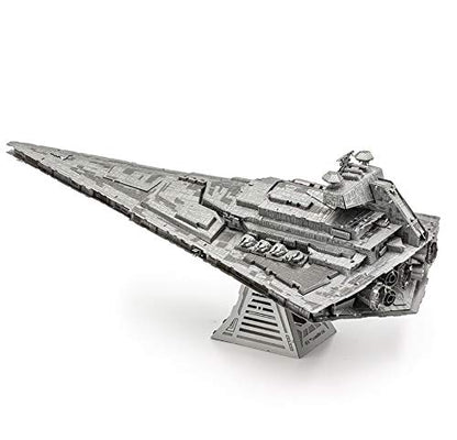 Metal Earth Puzzle 3D Destroyer Imperial Star Wars Metal Jigsaw Puzzles Buildable Model Kits for Adults Challenging Level 6.7 X 9.73 X 7.39 Inches