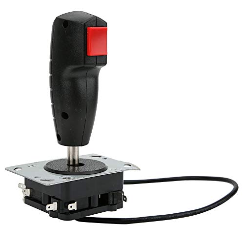 Flight Joystick 8 Way Adjustable Joystick PC Fighting Stick Parts for Video Game Simulator Flight Machines [video game]