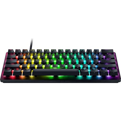 Razer Huntsman V3 Pro Mini 60% Esports Gaming Keyboard, Black | Analog Optical Switches, Razer Snap Tap, Rapid Trigger, Adjustable Actuation, Dual-Purpose Mod Keys, Doubleshot PBT Keycaps - color: Black, size: Mini 60%, style: 1000 Hz Polling