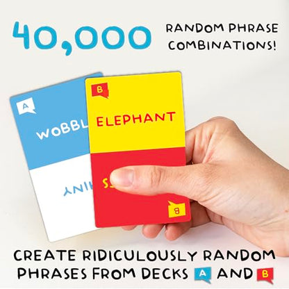 Lucky Egg Sorry What Family Edition, Lip Reading & Headphone Challenge Game | Age 8+, 100 Cards, 1 Pair of Headphones, 1 Charging Cable, 40,000 Word Phrase, Party Games for Game Night - style: Family Edition (Age 8+)