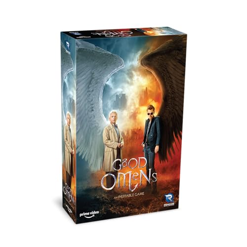 Renegade Games Studios Good Omens: an Ineffable Game| Amazon Exclusive| Based on The hit Amazon Original Series | Co-Operative Games for 2-4 Players, Ages 14+ - style: Amazon