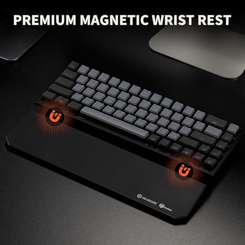 Hexgears X1 Pro Wireless Mechanica Keyboard, Tri-Mode Bluetooth/2.4G/USB-C, Hot-Swappable Tactile Switch Gaming Keyboard, Mini Compact White Backlit Keyboards with Wrist Rest - Dark - color: Dark Knight-X1 Pro, size: Tactile