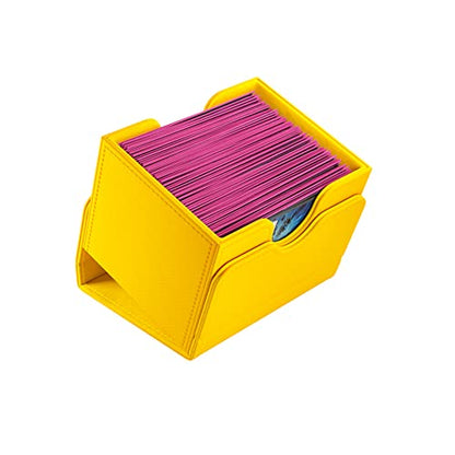 GameGenic Deck Box – Sidekick XL Yellow 100CT – Durable and Sturdy TCG, OCG, CCG Card Storage – Compatible with Pokemon, Yugioh, Commander, and MTG Magic: The Gathering Cards - color: Yellow
