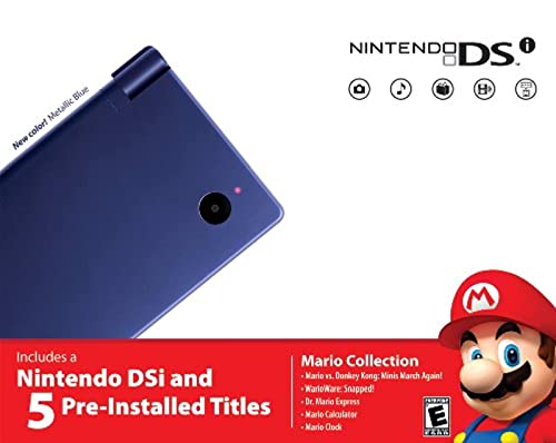 Nintendo DSi Bundle - Metallic Blue - color: Metallic Blue