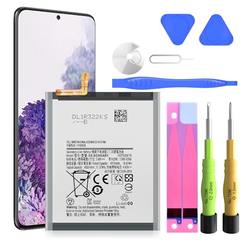SHENMZ 4500mAh Battery for Galaxy S20 Plus G985 with Repair Tools | High Capacity EB-BG985ABY Li-Polymer Replacement for Samsung Galaxy S20 Plus SM-G985F, Longer Battery Life– Not for S20 Ultra - style: s20 plus