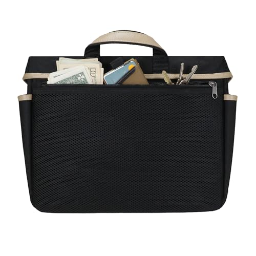 ENHANCE Designer Edition DnD Bag - RPG Player's Dungeons and Dragons Messenger Bag Fits Player's Handbook, Binders, Dice - color: Black