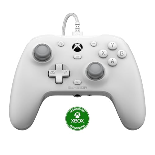 GameSir G7 HE Wired XBOX Controller, Hall Effect Sticks | Officially licensed Controller for XBOX Series X|S, XBOX One, Windows 10|11, PC, Video Game Controller - color: White