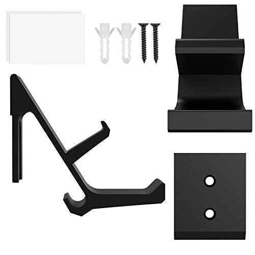 Linkidea Controller & Headset Wall Mount, Compatible with PS5, PS4, Xbox Series X|S, Xbox One, Wall Holder for Gaming Controllers and Headphones, Black