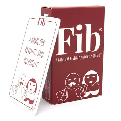 Fib: Adults Only Expansion for Dirty-Minded Deviants | College Party Classic | Let Loose in a Game of Taboo & Trickery | Try Not to Blush!