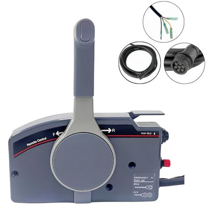 Outboard Machine Remote Control Box Assembly 703-48230-14 Suitable for Yamaha 703 Outer Side Mounted 7PIN Without Fine Adjustment Switch Push to Open