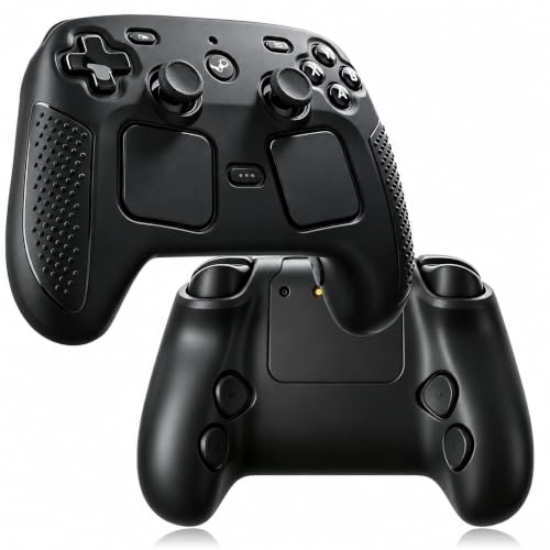 Protective Skin for 2026 Steam Controller 2, Soft Silicone Cover Case, Anti-Slip Shockproof Black Shell for Full Protection, Steam Controller Accessories