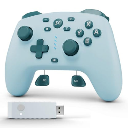 Kujian Wireless Switch Controller for Switch/Switch 2/OLED/Lite (Lake Blue) - color: Lake Blue