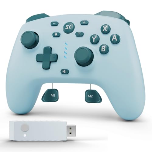 Kujian Wireless Switch Controller for Switch/Switch 2/OLED/Lite (Lake Blue) - color: Lake Blue