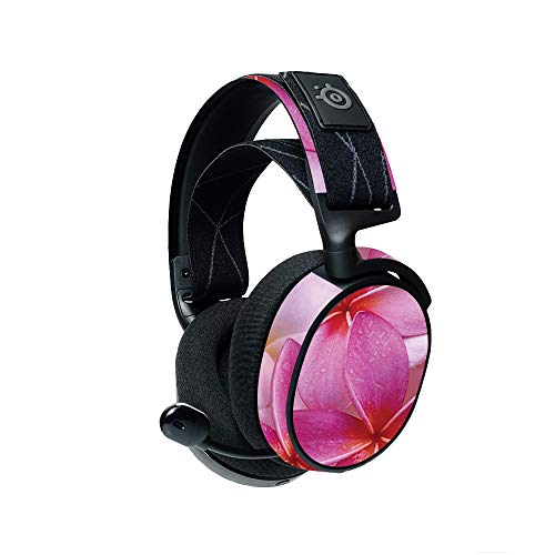 MightySkins Compatible with Steelseries Arctis 7 Gaming Headset (2019) - Flowers | Protective, Durable, and Unique Vinyl Decal Wrap Cover | Easy to Apply, Remove, and Change Styles | Made In The USA - color: Flowers