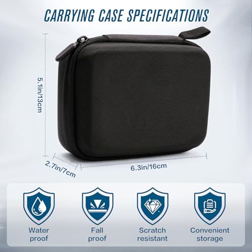Carrying Case for Gameboy Advance SP,Game Case Holder for GBA SP Accessories,Accommodates 1 Charger,7 Game Cartridge Slots Simultaneously,Durable Portable Storage Bag for GBA SP,with 3 Cartridge Cases - style: GBA SP