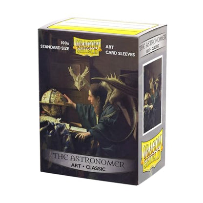 Dragon Shield Art Sleeves | Limited Edition - The Astronomer | 100 CT - Smooth & Tough Premium TCG Sleeves | Compatible with Pokemon, One Piece & Magic the Gathering - color: The Astronomer