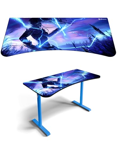 Arozzi Arena Gaming Desk Pad D014 | Full Desk Mouse Pad, Washable Desk Mat, Anti-Slip Rubber Base, Water-Resistant Surface - color: D014