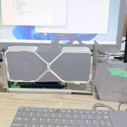 JMT M.2 M-Key to PCIE 4.0X4 SFF 8611 External Graphics Card Stand Bracket Compatible with Oculink/M.2 NVMe Laptop eGPU GDP NUC (Dock-OC5) - color: DOCK-OC5