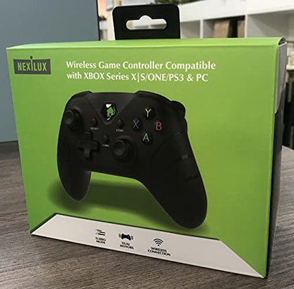 NEXiLUX WIRELESS 4 in 1 GAME CONTROLLER COMPATIBLE WITH XBOX Series X | S/ONE / PS3 & PC