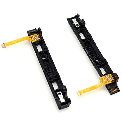 Deal4GO Left & Right Slide Rail w/Sensor Flex Cable Compatible with Nintendo Switch & Switch OLED Joycon Controller Slider Rail - color: Left & Right Slide Rail
