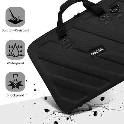Mixer Travel Case, Carrying Storage Bag Compatible with DJ Controller for DDJ-SR/SR2/REV1/Denon MC4000/Numark NVII/Mixtrack Pro3/Hercules Inpulse 500/NV Platinum (Mixing Board Not Included) - size: M-23 x 14.8 x 3.5"