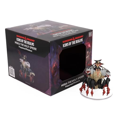 WizKids D&D Icons of the Realms: Miska the Wolf-Spider Boxed Miniature - style: Miska the Wolf-Spider