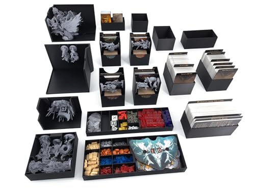 Board Game Insert for Tainted Grail: Kings of Ruin (no WE & MH Support) - color: Bright Green, size: #02- No sup. for Wyrd Encounters & Mounted Heroes