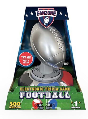 Ultra Pro Fanzone Football Trivia Game - WHO is The Real Fan? Family Party Game Night, Sports Quiz Challenge, Electronic Buzzer, Scoremaster, Gift for Football Fans