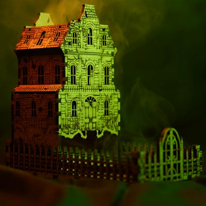 TowerRex Organizer for Betrayal at House on the Hill 3rd Edition | Expansions Compatible, Fits Sleeved Cards, Removable In-Game Trays, Board Game Storage with Dice Tower