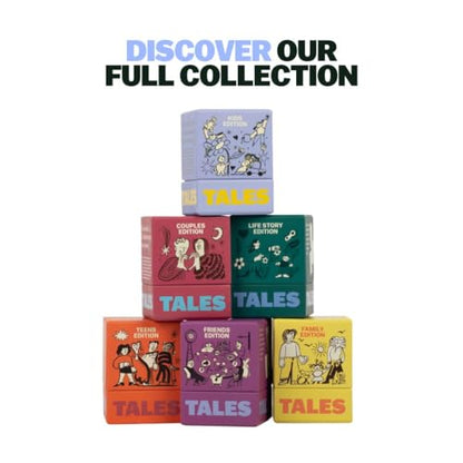 TALES 150 Conversation Cards, Perfect for Dinners, Road Trips, Classrooms & Game Nights, Gifts & Gatherings, Conversation Starters to Spark Creativity (Couples Edition) - color: Couples Edition