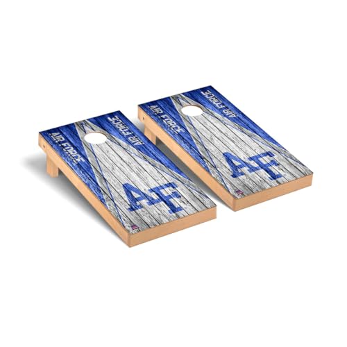 College Team Cornhole Boards, 2x4 Premium Corn Hole Board Set, Officially Licensed Cornhole Boards, Perfect for Tailgates - color: Air Force, size: 2. Include Carrying Case