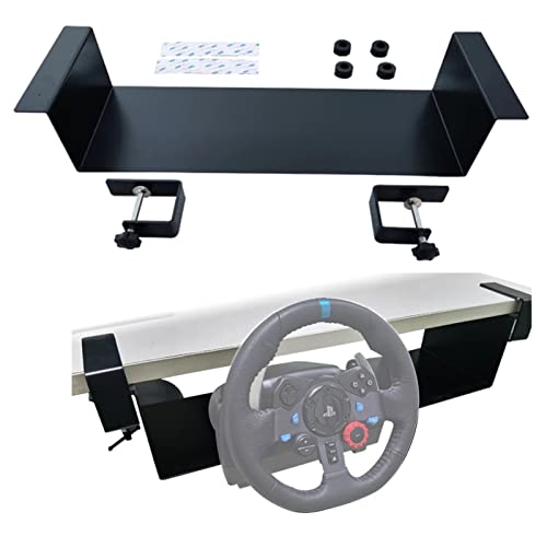 Racing Game USB Handbrake Drift Adapter Board for Logitech G27 G29 Steam Racing Game Simulation Bracket Accessories (Under Table Bracket, Black) - size: Under table bracket