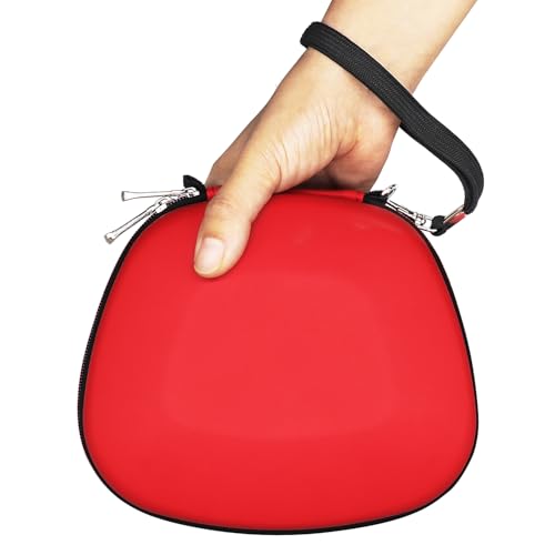 Protective Case Compatible with Nintendo Switch 2 Pro Controller, Hard Shell Original Switch Controller Protection Travel Storage Case Portable Carrying Bag, Red - color: Red