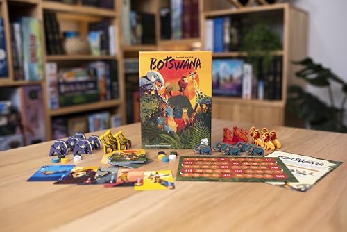 25th Century Games Botswana – Animal Collecting Strategy Card Game by Reiner Knizia Ages 7+ | 2–5 Players | 20–30 Min Playtime | Family-Friendly Gameplay