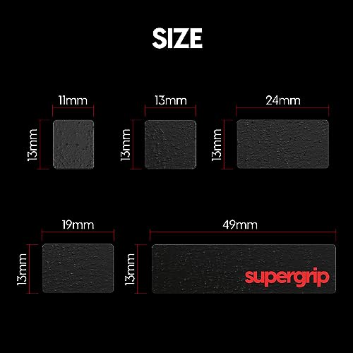 Pulsar Gaming Gears SUPERGRIP Pre-Cut Keyboard Griptape Pre-Laminated Sweat Absorbing High Performance Universal Anti Slip Mouse Keycap Grip Tape Ultra-Thin 0.5mm (0.02in) - style: Pre-Cut Keyboard