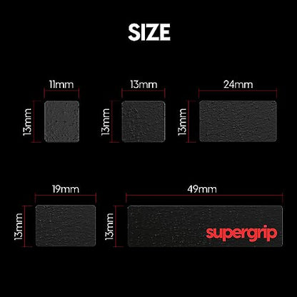 Pulsar Gaming Gears SUPERGRIP Pre-Cut Keyboard Griptape Pre-Laminated Sweat Absorbing High Performance Universal Anti Slip Mouse Keycap Grip Tape Ultra-Thin 0.5mm (0.02in) - style: Pre-Cut Keyboard