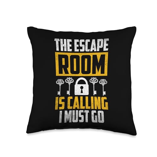 Escape Room Game Exit Game Escape Room Master Exit Game Throw Pillow - size: 16x16