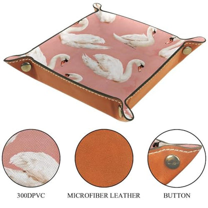 White Swans Dice Tray Dice Rolling Tray Folding Dice Holder for Dice Games, Like RPG, DND and Other Table Games - color: Multi 14