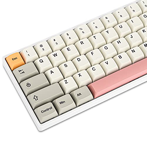 PBT keycaps 60 Percent Dye-Sub XDA 134 Retro keycap Set for Cherry MX Gateron Kailh Switches Gaming Mechanical Keyboard (Retro 9009) - color: Retro 9009