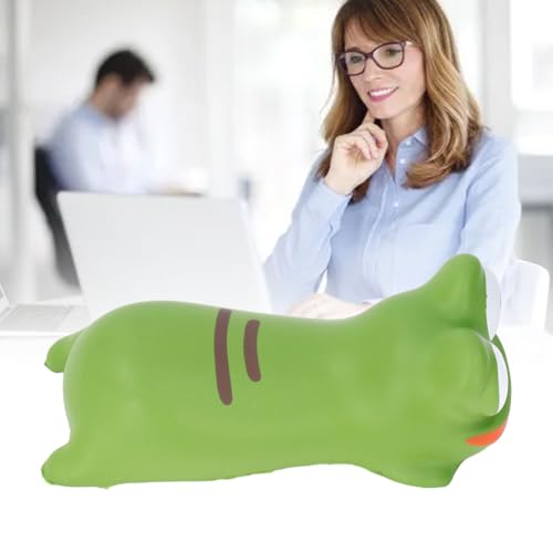 Cute Wrist Rest, PU Ergonomic Keyboard Wrist Rest, Cute Animal Pad Wrist Support for Office, Kawaii Office Supplies, Cartoon Design, Multi Functional (Frog) - size: Frog