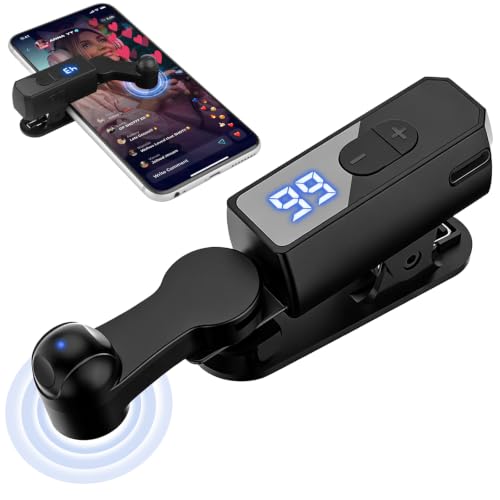 Shker Recharge Auto Clicker for TikTok,iPhone iPad Apps,Game,Live(Black) | 107 Adjustable Speeds,Fast Click Simulation Finger Continuous Click