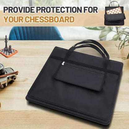 Inch Chess Bag Standard Chess Board Carrying Bag with a Single Zippered Pocket for Storing Your Equipment an Ideal Gift(20" x 20") - size: 20 x 20 inches